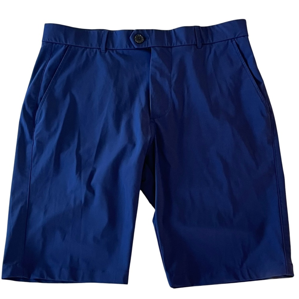 Greyson Montauk Shorts Mens 32 Navy 10" Performance Golf Wolf